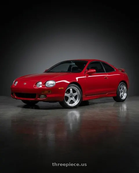 1994 Toyota Celica GT with Vors SP1 5x100/5x114.3 17x8  +35 Silver Machine Face Lip wheels