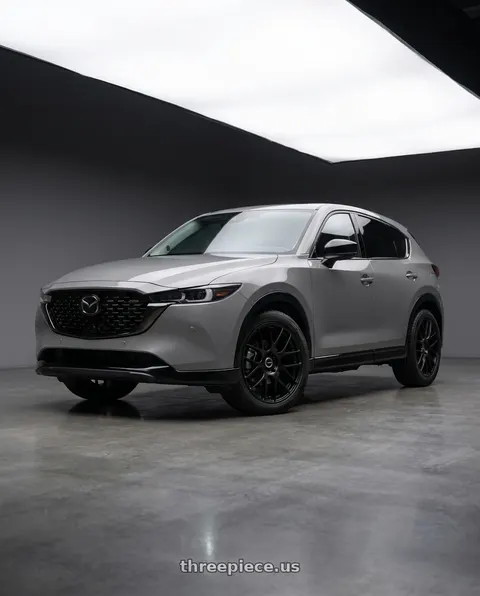 2026 Mazda CX-5 with Work Emotion m8r 5x114.3 20x8.5 +45 Grants Black wheels