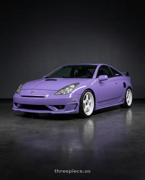 2004 Toyota Celica with Vors SP1 5x100/5x114.3 17x8  +35 All White wheels