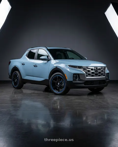 2026 Hyundai Santa Cruz SEL Activity with Spec-1 SPT-33 5x114.3/5x120 18x8.5 +38 Gloss Black & Blue Line wheels