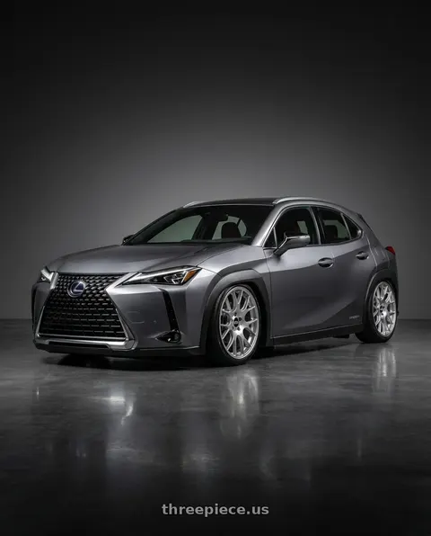 2019 Lexus UX250h with BBS CH-R 5x112 18x8.5 +38 Brilliant Silver Polished Rim Protector wheels