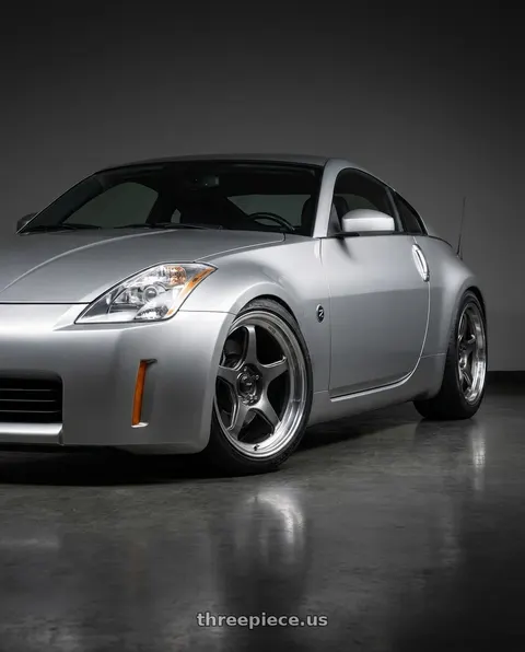 2003 Nissan 350Z Performance with Konig Hyperspec 5x114.3 19x9.5 +35 Anthracite Metallic wheels
