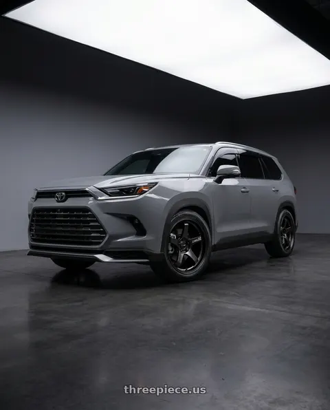 2026 Toyota Grand Highlander with Advan Racing GT BEYOND-R 5x120 18x10.5 +34 RACING TITANIUM BLACK wheels