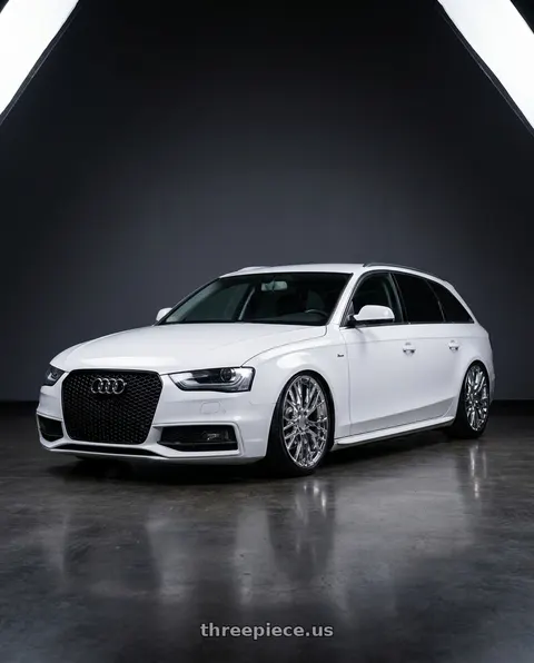 2014 Audi A4 with OE Wheels CV22C 5x120.65 20x10+79 Chrome wheels