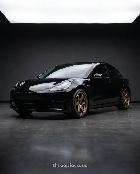 2023 Tesla Model 3 Performance with Volk Racing TE37 ULTRA M-SPEC 5x114.3 20x9 +37 BLAST BRONZE wheels