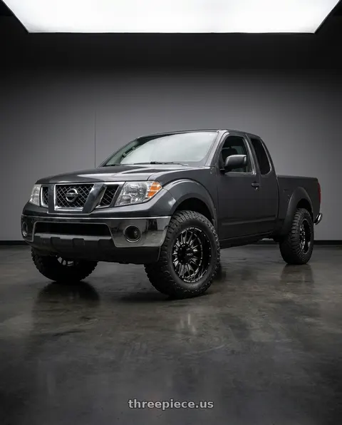 2010 Nissan Frontier SE with WELD Off-Road Scorch 8x170 22x10 -18 Gloss Black/Milled wheels
