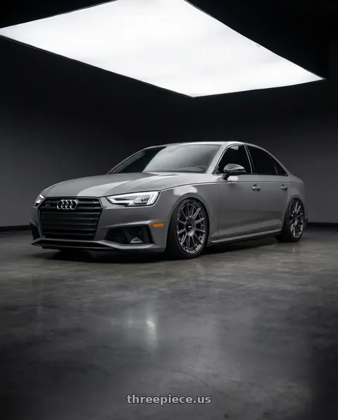 2019 Audi S4 with Rotiform 1PC R158 OZR 5X112/5X120 19X8.5 +35 MATTE ANTHRACITE wheels