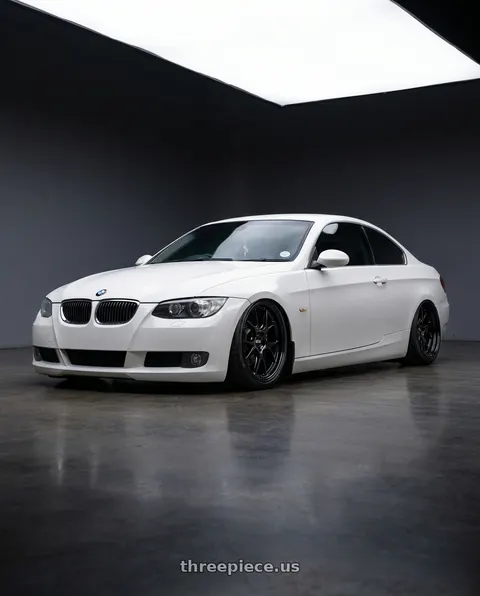 2009 BMW 335i with BBS LM-R 5x120 19x9.5+35 Diamond Black wheels