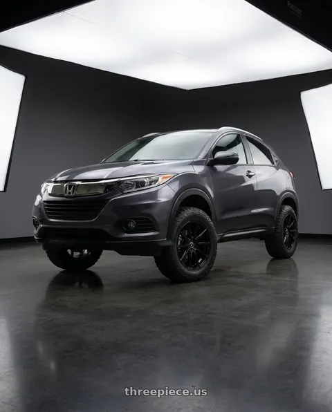 2020 Honda HR-V with Kraze Cosmos 194 5x114.3 17x8+38 Gloss Black wheels