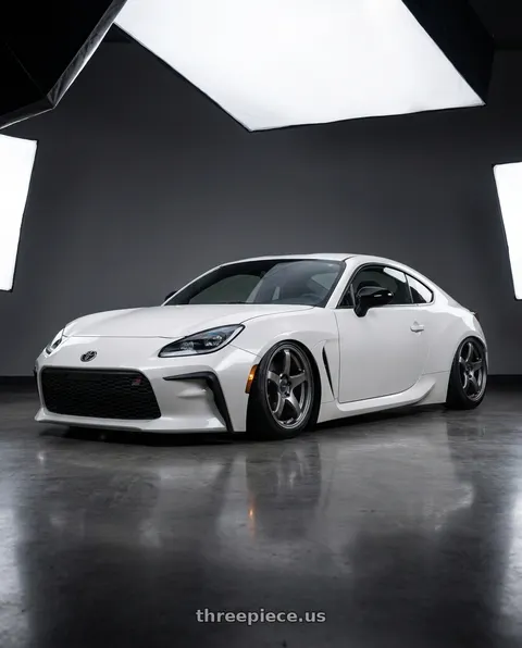 2024 Toyota GR86 with Enkei PF05 5x114.3 17x8.5+38 Dark Silver wheels