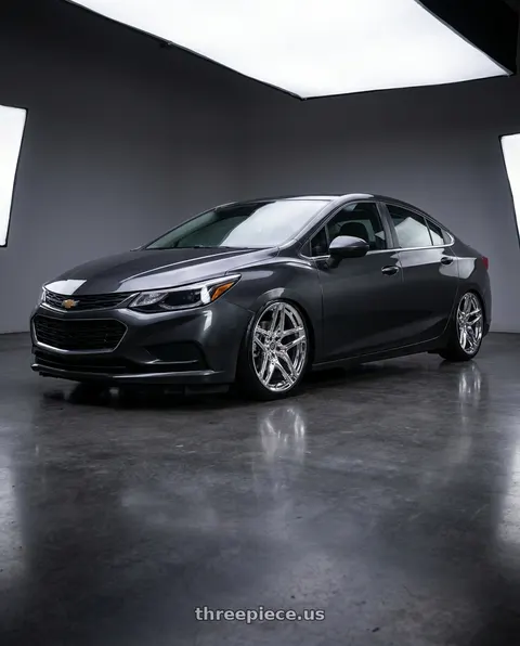 2017 Chevrolet Cruze with Heritage Wheel EBISU MonoC 5x105 18x8.5+35 Chrome wheels