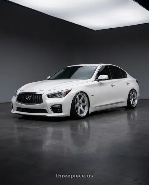 2020 INFINITI Q50 with ESR Wheels APEX SERIES AP6 5x114.3 19x9.5 +35 Hyper Silver wheels