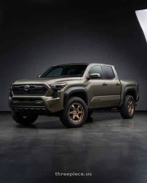 2026 Toyota Tacoma with Motegi MR150 TRAILITE 6X139.7 16X8 +0 MATTE BRONZE wheels