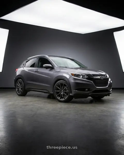 2017 Honda HR-V with Enkei DRACO 5x120 18x8.0+35 Anthracite wheels
