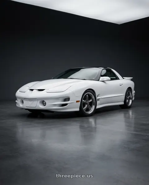 1999 Pontiac Firebird with American Racing AR105 TORQ THRUST M 5X120.65 17X9 +45 ANTHRACITE W/ MACHINED LIP wheels