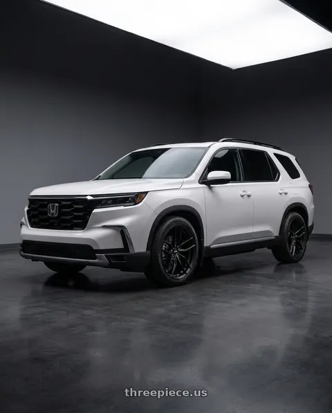 2023 Honda Pilot with Niche 1PC M203 VOSSO 5X114.3 22X10.5 +40 MATTE BLACK wheels
