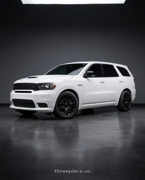 2020 Dodge Durango with Voxx Replica Track Hawk 5x127 20x10+50 Matte Black wheels