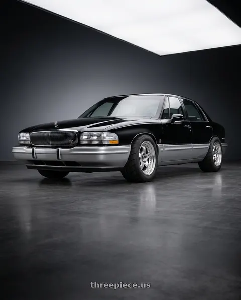 1992 Buick Park Avenue with Work Meister S1 3P 5x115 17x7.5+35 O Disk Bright Buff Finish wheels