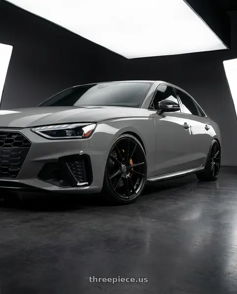 2021 Audi S4 Prestige with Rotiform RC199 KPR 5X112 20x9 +25 SATIN BLACK wheels