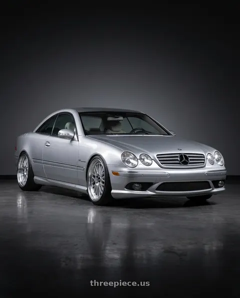 2005 Mercedes-Benz CL65 AMG with BBS LM 5x114.3 20x9.5 +40 Diamond Silver Center Diamond Cut Lip wheels