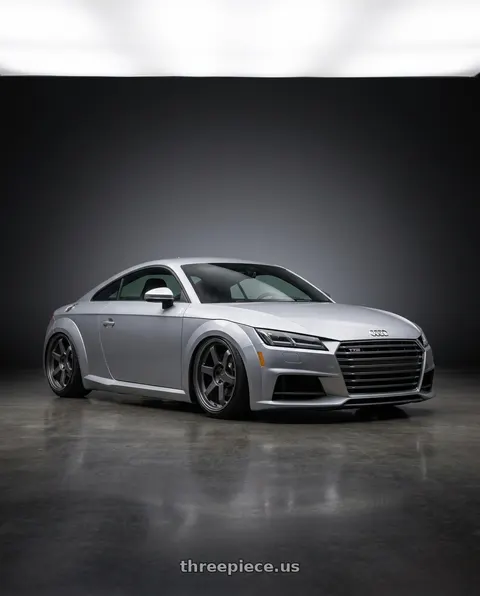 2020 Audi TTS Quattro with 9six9 SIX-1 5x112 19X10 +35 Carbon Gray wheels