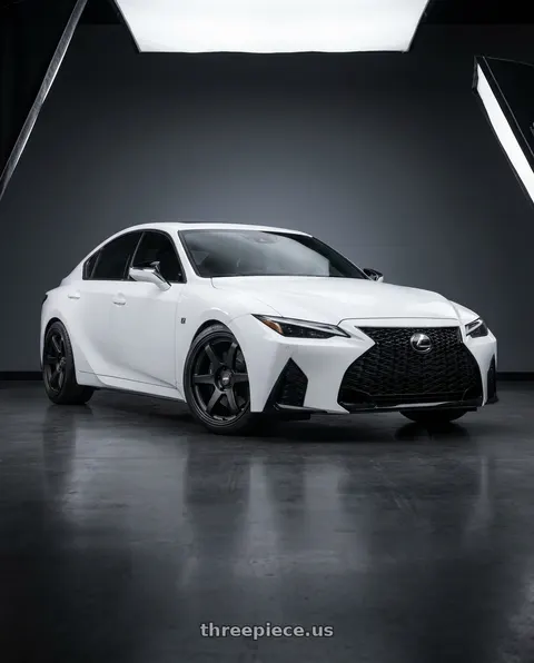 2018 Lexus IS350 F Sport with ESR Wheels APEX SERIES AP6 5x114.3 19x8.5 +30 Matte Black wheels