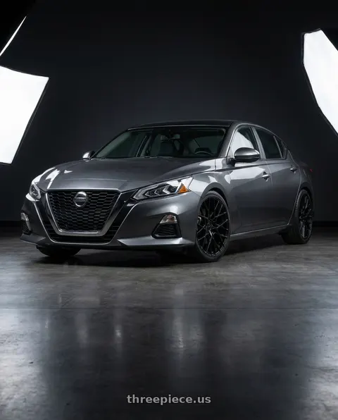 2021 Nissan Altima SV with TSW SEBRING 5X114.3 20X8.5 +40 MATTE BLACK wheels