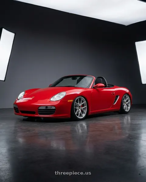 2009 Porsche Boxster with BBS FI-R 5x130 20x11.5 +46 Diamond Silver wheels