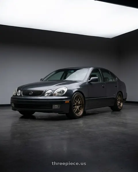 2003 Lexus GS300 with Volk Racing 21A 5x114.3 18X10.5+15  Bronze wheels