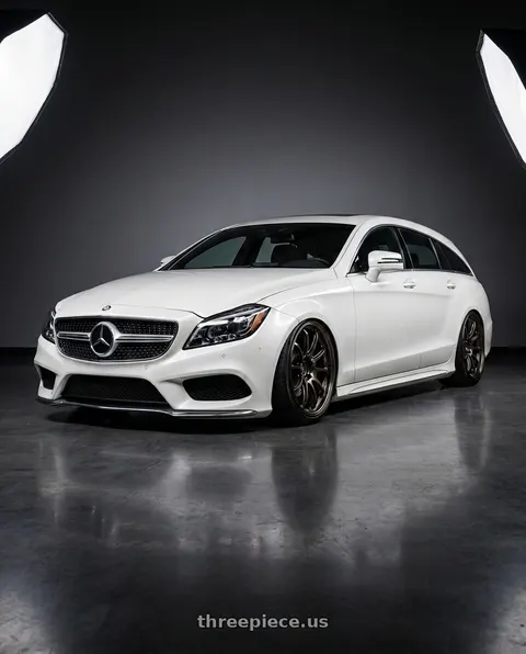 2016 Mercedes-Benz CLS400 with Advan Racing GT BEYOND 5x112 19x10.5 +32 MACHINING & HYPER PLATINUM BLACK wheels