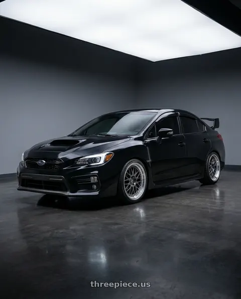 2018 Subaru WRX Limited with ESR Wheels SR SERIES SR01 5x114.3 19x8.5 +30 Gunmetal wheels