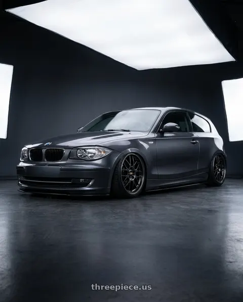 2012 BMW 1 Series E82 with BBS RG-R 5x120 19x8.5+32 Diamond Black wheels