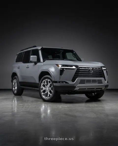 2025 Lexus GX550 with OE Performance 176 6x139.7 20x9 +24 Chrome Plated wheels