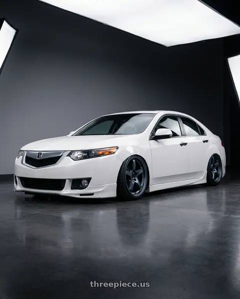 2013 Acura TSX with Gram Lights 57CR 5x114.3 18x8.5+50 Gunblue II wheels