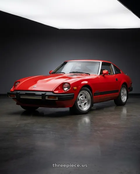 1979 Nissan 280ZX 2+2 with Speed Star Mk-III 4x114.3 15X6+13  Silver wheels