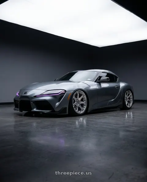 2021 Toyota GR Supra Premium with Heritage Wheel KOKORO MonoC 5X112 18x8.5 +35 Chrome wheels