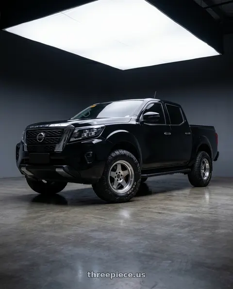 2022 Nissan Navara with Advan Racing GT HEAVY DUTY 6x139.7 17x8.5 +x10 MACHINING & DIAMOND CUT wheels