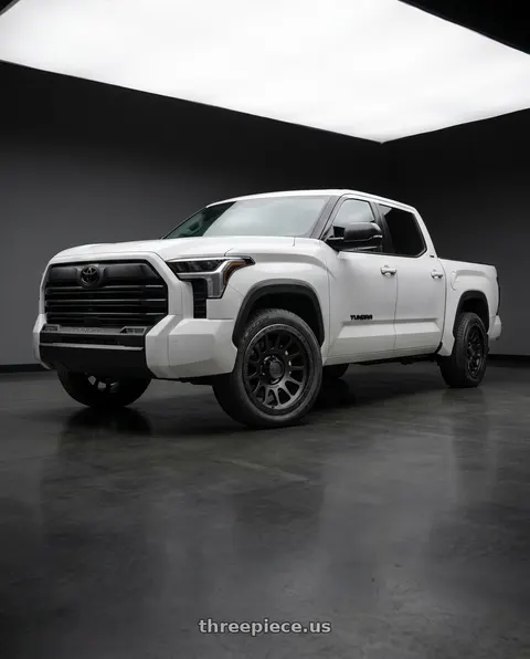 2024 Toyota Tundra with LOCK OFFROAD YOSEMITE 6x139.7 20x9 +18 Matte Black W Matte Black Ring wheels