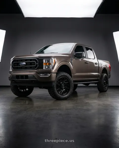 2019 Ford F-150 with Gear Off Road 769B 6X135/6x139.7 20x9 +18 Gloss Black wheels