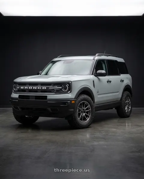 2025 Ford Bronco Sport Outer Banks with Vors TR4 5x108 17x8  +35 Hyper Black wheels