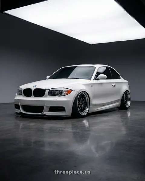 2008 BMW 135i with BBS LM 5x114.3 18x10.0+25 Diamond Black wheels