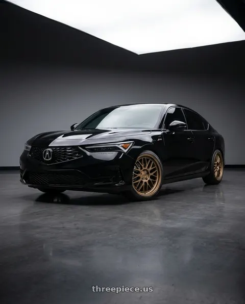2026 Acura Integra A-Spec with KATANA RACING KR06 5x114.3 18x8 +40 Matte Bronze wheels