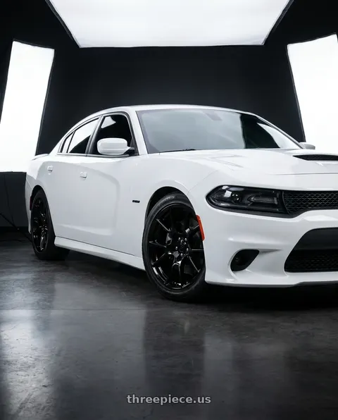 2020 Dodge Charger R/T with OE Wheels DG21 5x115 20x10+18 Black wheels