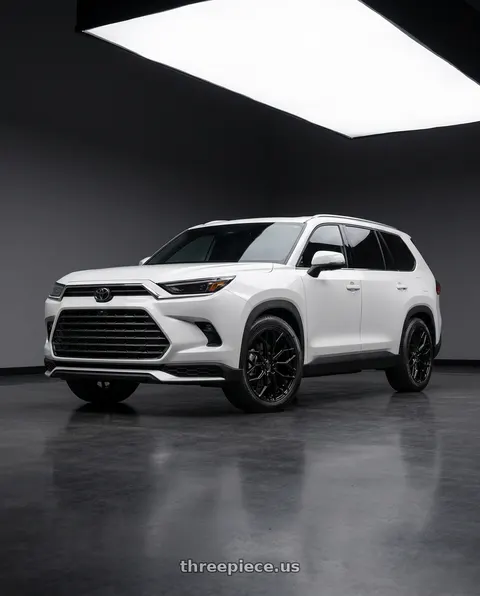 2026 Toyota Grand Highlander with DOLCE PERFORMANCE PISTA 5x114.3 20x10 +40 Gloss Black wheels