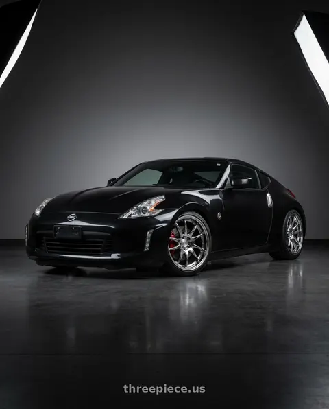 2017 Nissan 370Z with Aodhan DS02 5x114.3 19x11+22 Vacuum Chrome wheels
