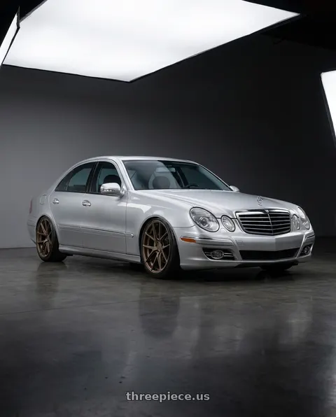 2007 Mercedes-Benz E280 4Matic with Aodhan AFF3 5x112 19x9.5 +35 Matte Bronze wheels