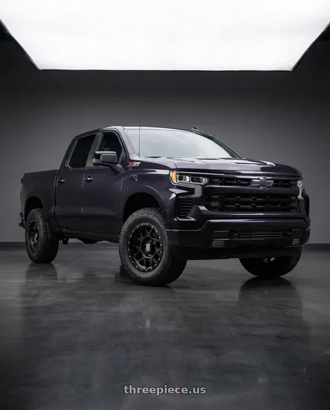 2023 Chevrolet Silverado 1500 with XD XD127 BULLY 6X139.7 20X9 +18 SATIN BLACK WITH REINFORCING RING wheels