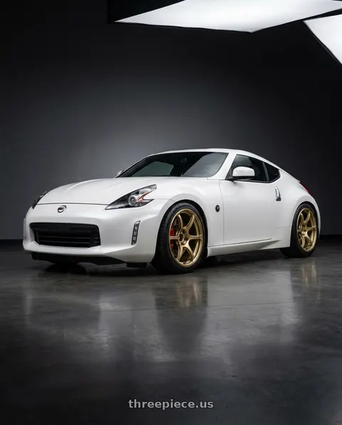 2019 Nissan 370Z with Advan RGIII 5x114.3 19x10.5+15 Gold wheels