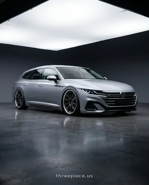 2023 Volkswagen Arteon with Work Zr10 2P 5x112 18x10.0 +45 Glim Black wheels