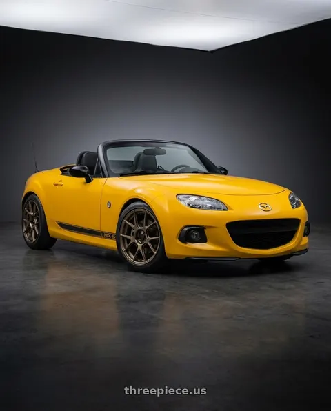 2013 Mazda MX-5 NC Miata with Konig Ampliform 5x114.3 17x8+40 Gloss Bronze wheels